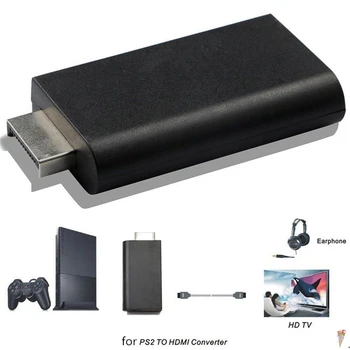 

High Grade Adapter Audio Output For 1080P HDTV Monitor For PS2 To HDMI Cable Converter