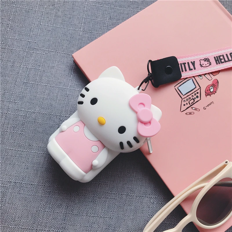 Силиконовый чехол с мультяшным котом Kawaii для Apple, гарнитура для airpods, мягкие портативные сумки, коробка для наушников, аксессуары для гарнитуры