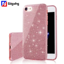 Противоударный Блестящий Мягкий чехол для huawei P Smart P30 P20 lite Pro P10 P9 P8 Lite honor 6X8 9 10 Lite 8X PC+ TPU чехол