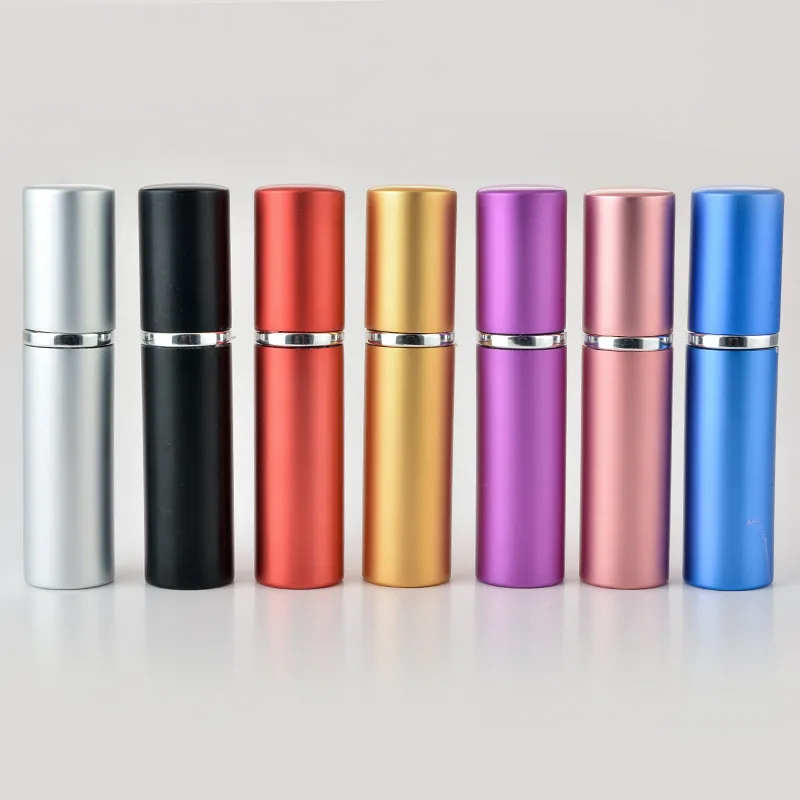 

5ml Refillable Mini Perfume Spray Bottle Aluminum Spray Atomizer Portable Travel Cosmetic Container Perfume Bottle