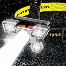 

Led Five-head Headlamp Strong Light Super Bright Rechargeable
