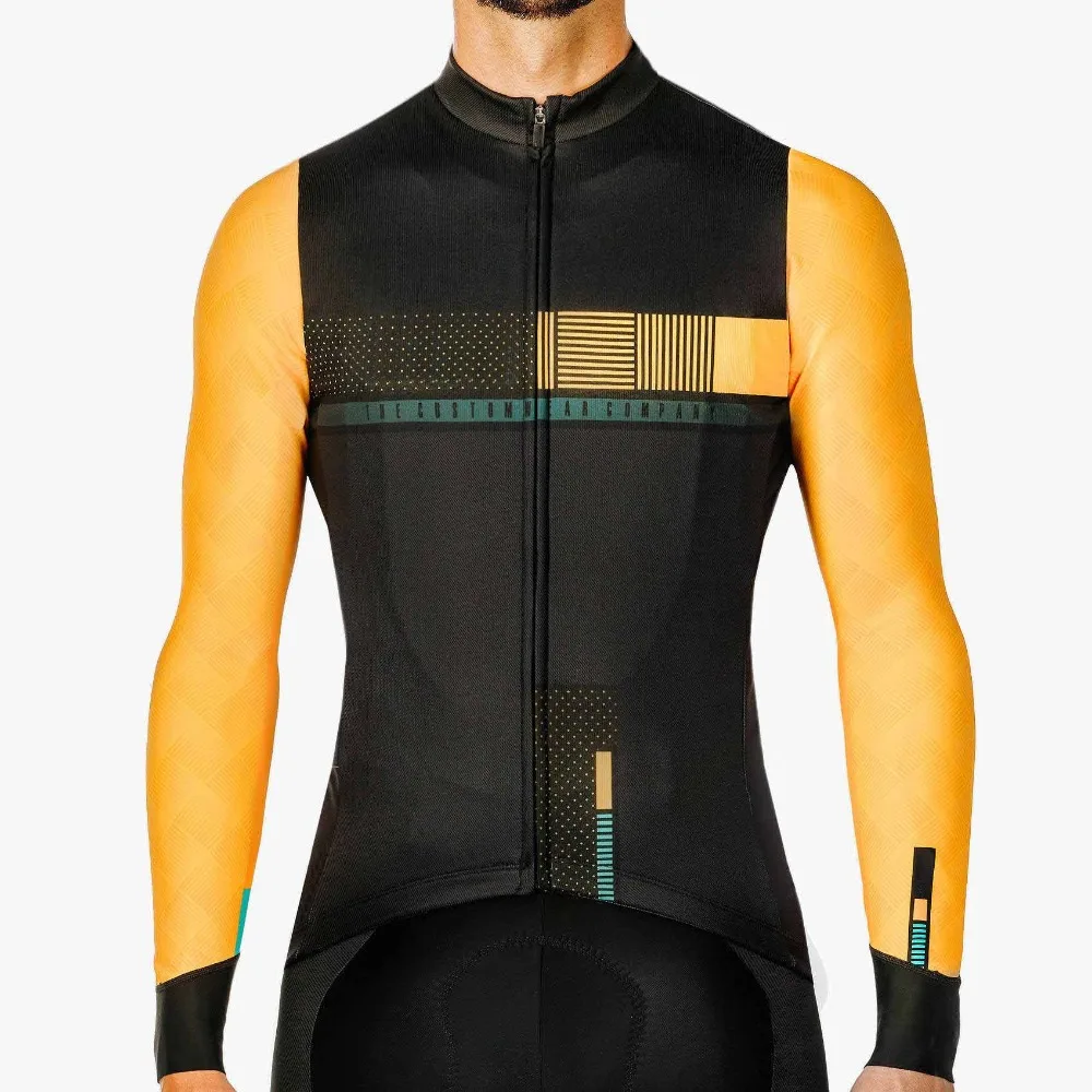 2019 Men Cycling Jersey long Sleeve Mesh Breathable Bike Bicycle Shirt Black White Quick dry Climber Cycling Clothing mtb jersey