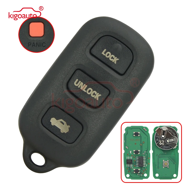 for Toyota Camry Corolla Sienna Solara Replacement Remote Car Key Fob GQ43VT14T