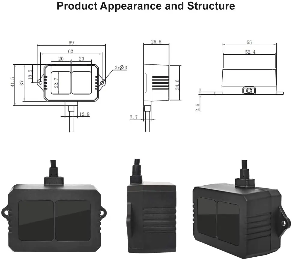 TF02 pro single Point Ranging sensor