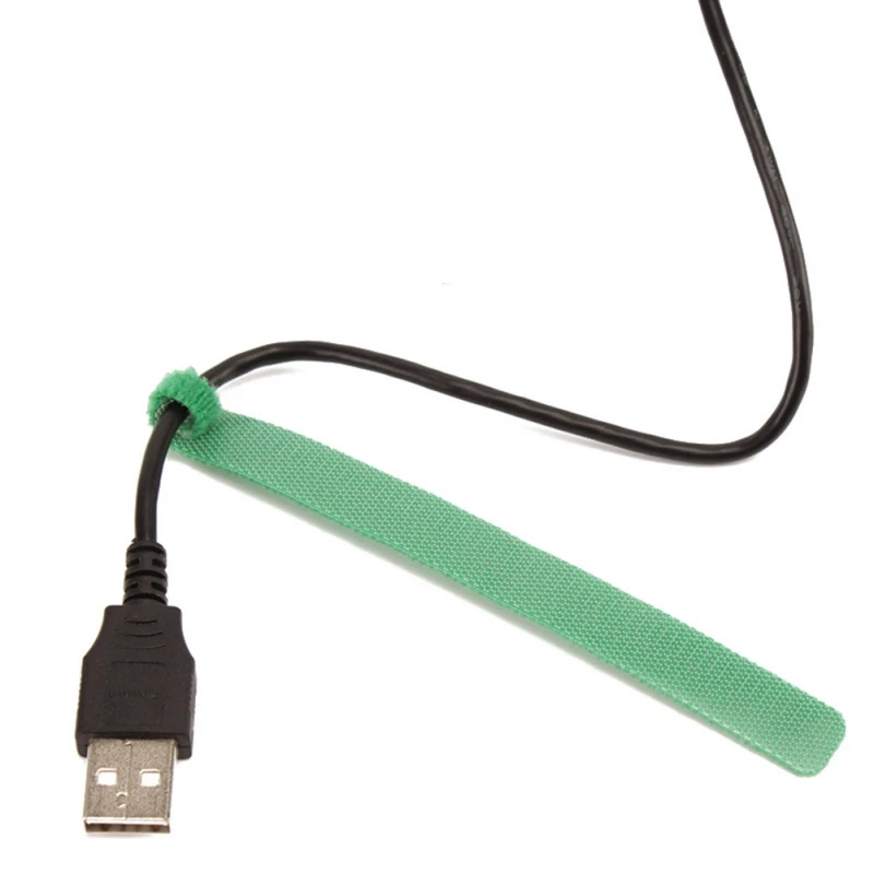 50 шт./компл. кабель для передачи данных галстук нейлоновые крючок-петля кабельный жгут крепление кабеля Маркер ремни Мощность провода управление нейлоновая застежка
