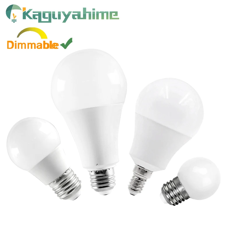 Kaguyahime диммируемая 1 шт./5 шт. E27 светодиодная лампа E14 Светодиодная 3 Вт ~ 20 220 В