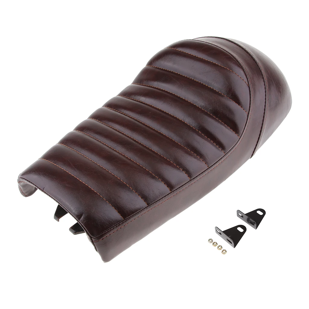 Motorcycle Hump Style Cafe Racer Vintage Seat Motorbike Cushion 53cm