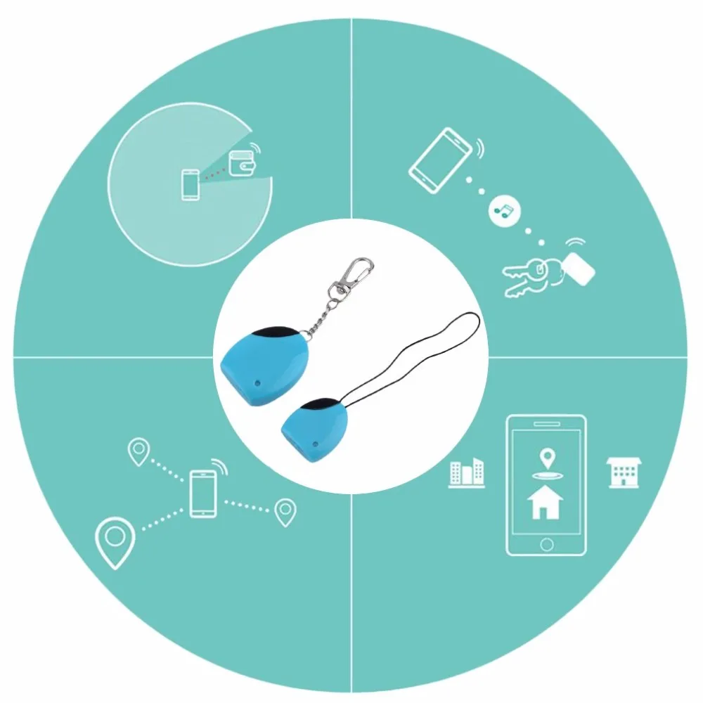Универсальный беспроводной брелок с защитой от потери детей пожилых людей и домашних животных зашита мобильного телефона Finder