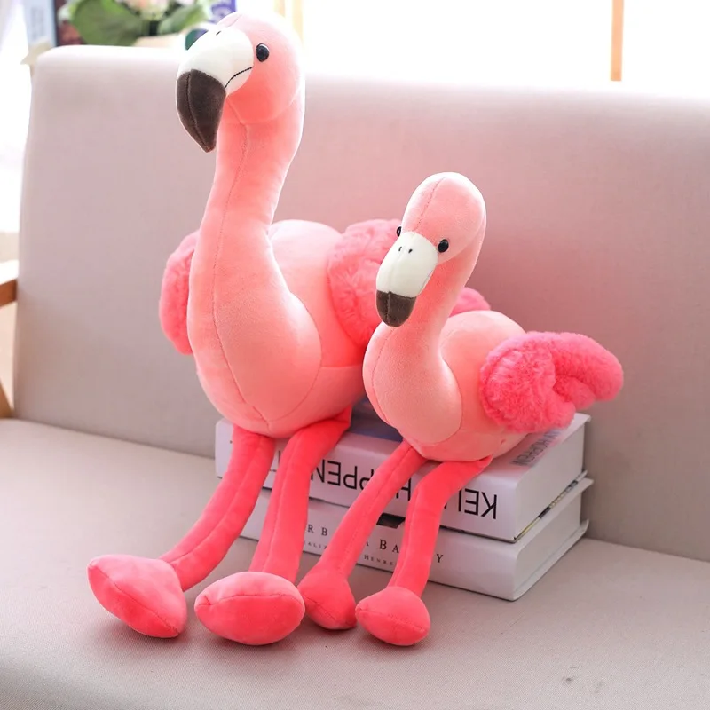 

Leu INS Creative Network Red Cute Software down Cotton Flamingo Doll Plush Toys