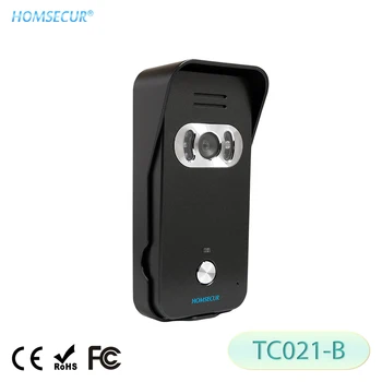 

HOMSECUR 700TVLine IP44 Video Door Phone Outdoor Camera TC021-B with View Angle 110 Degree For HDW Video Door Intercom System