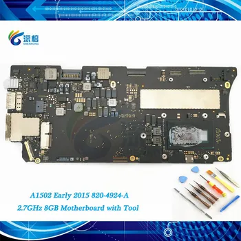 

Original A1502 Motherboard For Macbook Pro Retina 13" A1502 Logic Board (I5-5257U) 2.7ghz 8gb 2015 year 820-4924-A