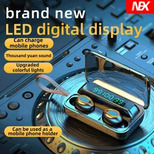 NBX Mini TWS Bluetooth 5 0 Earphones Charging Box Wireless Headphone 9D Stereo Sports Waterproof Earbud Headsets With Microphone