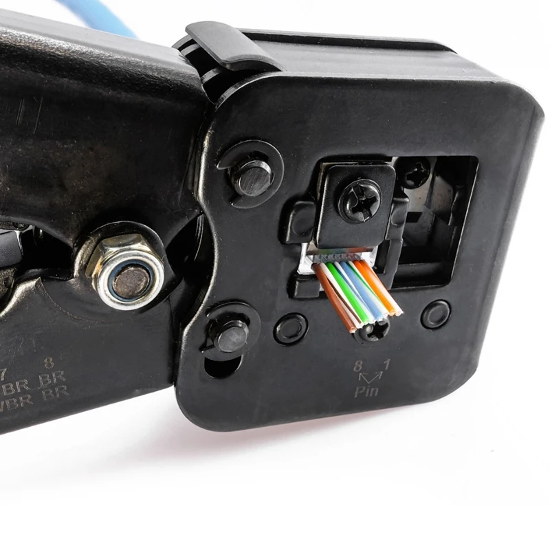 AAAJ-Многофункциональный RJ11 RJ45 6P 8P сетевой кабель плоскогубцы Ethernet обжимной инструмент EZ кристаллическая головка кабельный резак