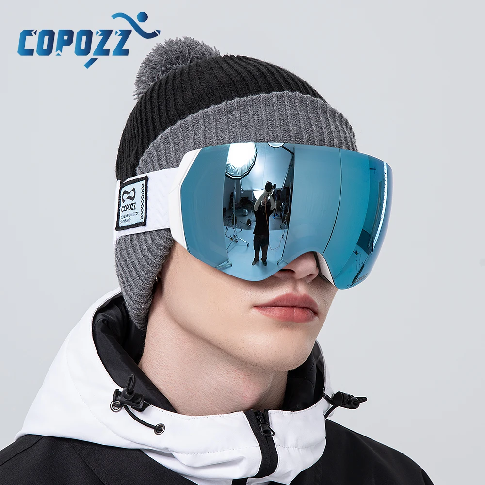 COPOZZ S1 - Juego de gafas para esquiar polarizadas, magnéticas, para  snowboard, OTG UV400