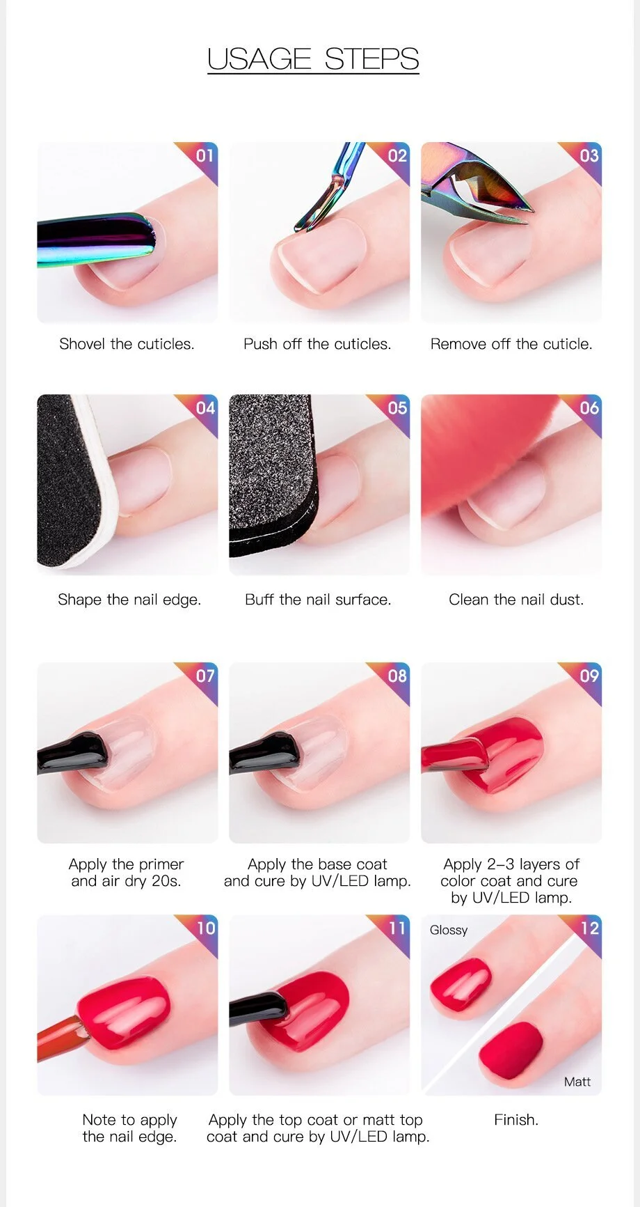 AOPMALL® Poly Nail Gel Set Extension Glue Kit For Manicure Set Nail UV/LED Acrylic Nail Polish Kit Nail Art Tool AOPMALL® Poly Nail Gel Set Extension Glue Kit For Manicure Set Nail UV/LED Acrylic Nail Polish Kit Nail Art Tool