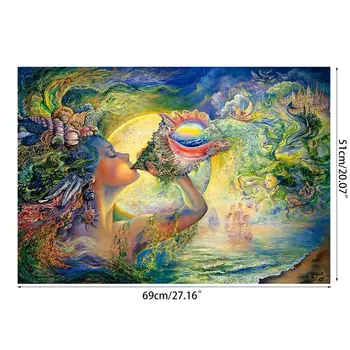 

1000 Piece Paper Jigsaw Puzzle for Adults Kids Games Toys Magic Conch 634F