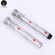 Sabre laser Double Darth Maul X TREXSABER, 2 pièces, poignée + lame en métal, lourd, lame de 1 pouce, épée oscillante légère et lisse
