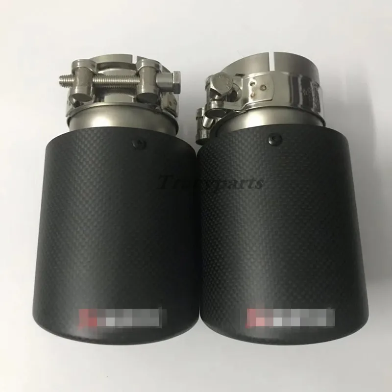 2 шт. Akrapovic гладкое переплетение углеродная выхлопная система глушитель обычный