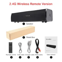 30 Вт большая мощность Bluetooth 5,0 динамик Саундбар домашний кинотеатр сабвуфер тяжелый бас беспроводной контроль Настольный портативный автомобильный динамик