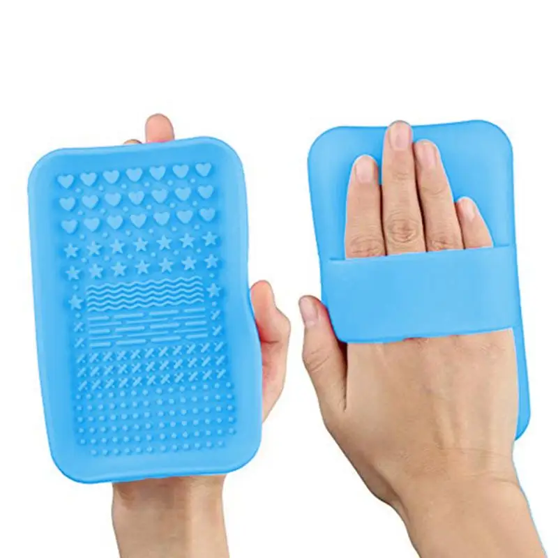 

Makeup Brushws Cleaner Large Durable Silicone Makeup Brushes Washing Tools Cleaning Pad Scrubber Board Washing Mat