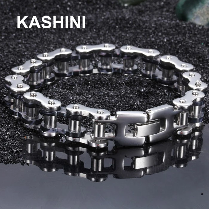 Punk Bicycle Bike Bracelet Rock Punk Jewelry Bangles Friendship Stainless Jewelry Gift Men Bracelet Biker