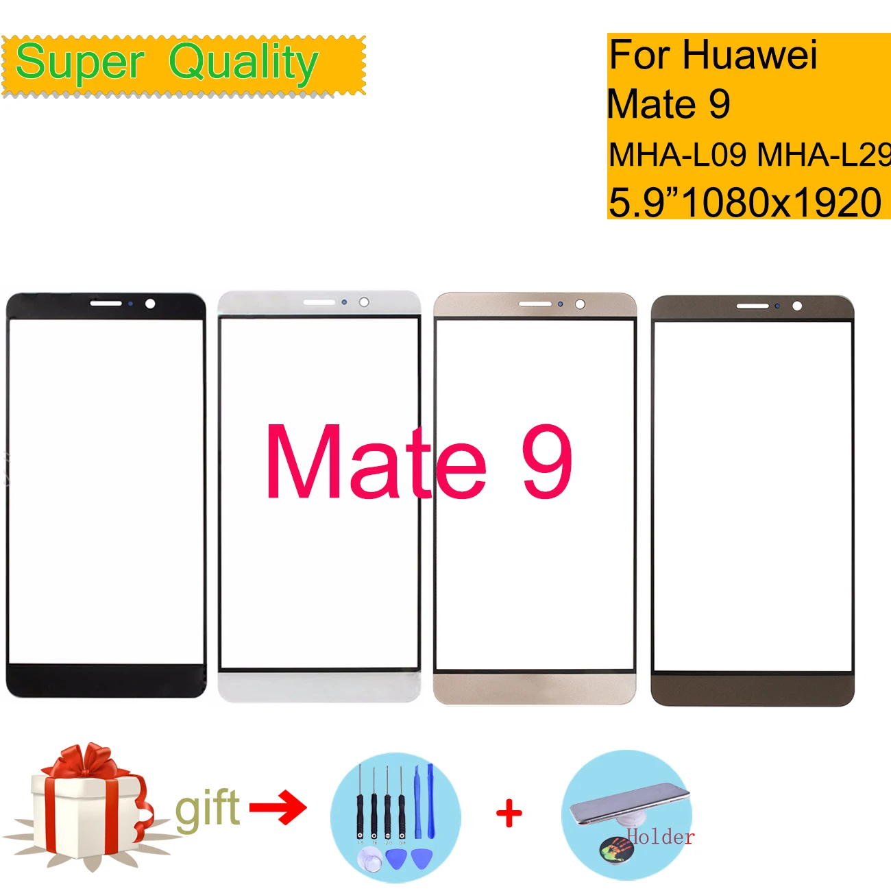 5 9 For Huawei Mate 9 Mate9 Mha L09 Mha L29 Touch Screen Touch Panel Sensor Digitizer Front Glass Outer No Lcd Replacement Mobile Phone Touch Panel Aliexpress