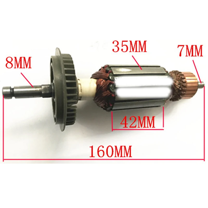 Electric Hammer Armature Rotor Replacement For Bosch Gbh4 Gbh4dsc