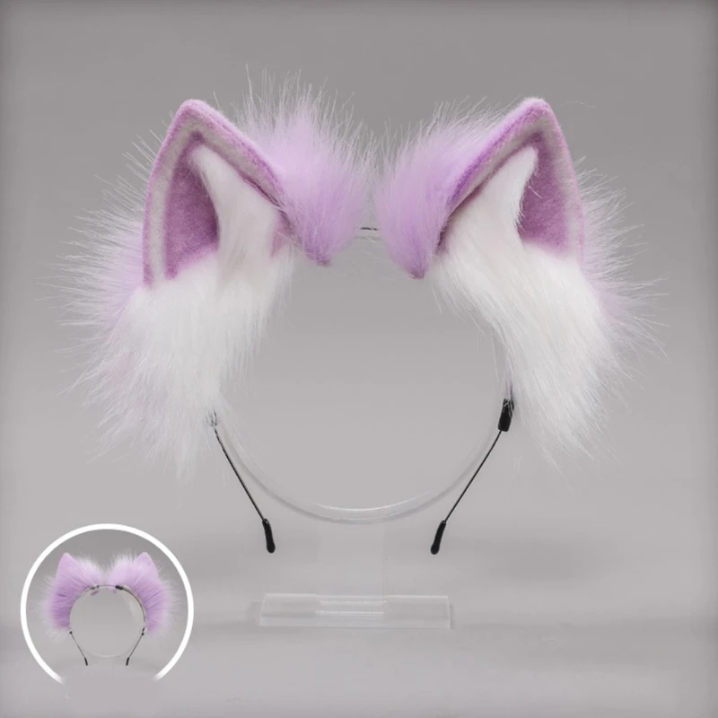 funny halloween costumes Girls Cat Dog Animal Ears Headwear Plush Hair Hoop Handmade Cosplay Accessories anime outfits