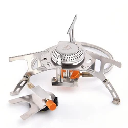 Widesea Outdoor Camping Gas Stove - High-Performance Portable Burner for Cooking and Heating (With stable support)