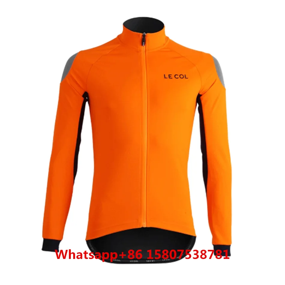 Велоспорт Джерси Le Col by Wiggins спортивная куртка длинные аттракционы зима заказной велосипед велосипедный нагрудник колготки горная спортивная одежда - Цвет: 19