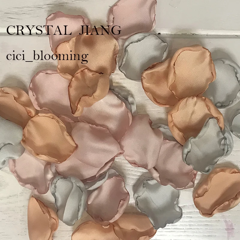 Серебряные лепестки конфет светильник кораллового оранжевого цвета для свадьбы