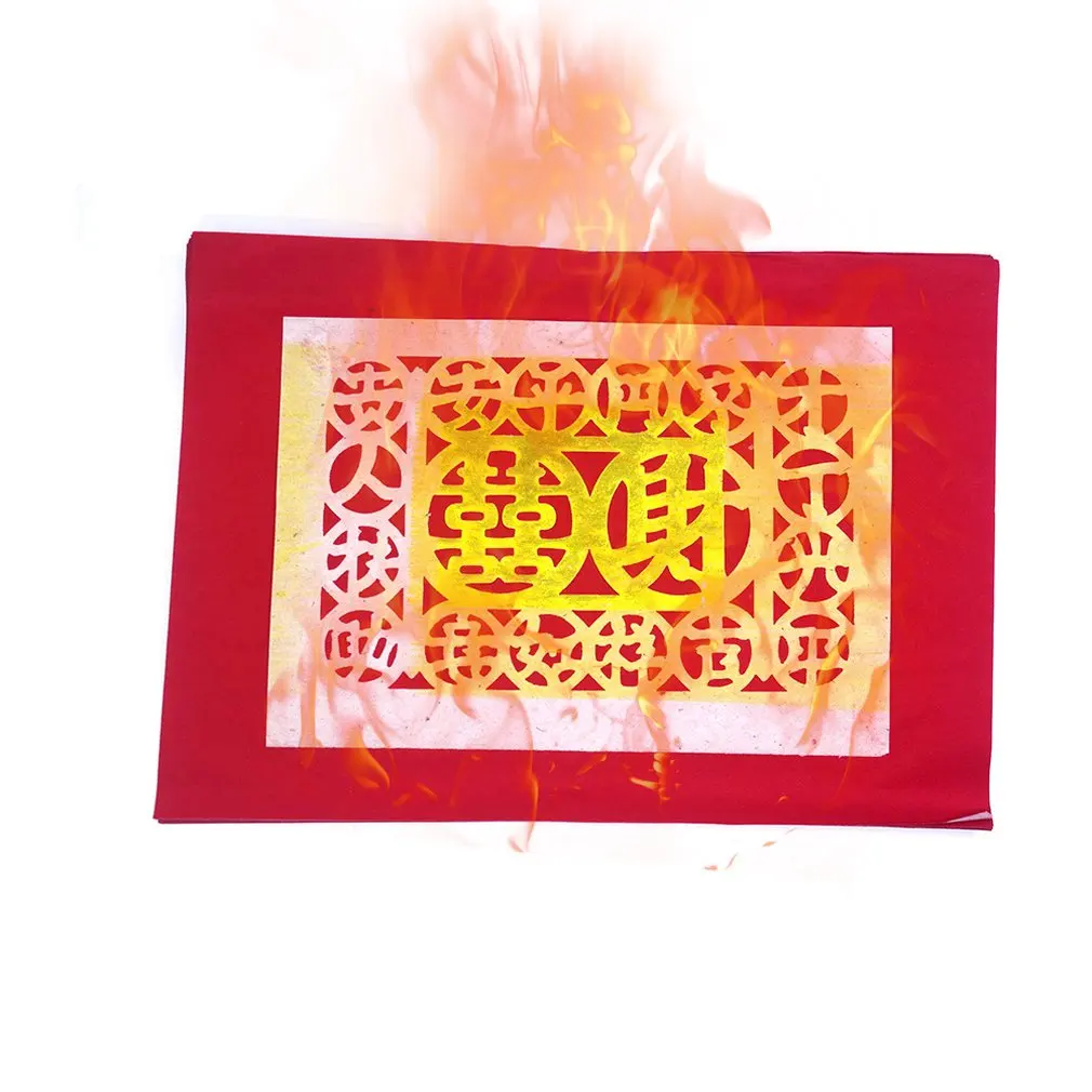 J049 40 шт. счастливые китайские предки сжигание Joss бумага память предков для церемонии жертвоприношения