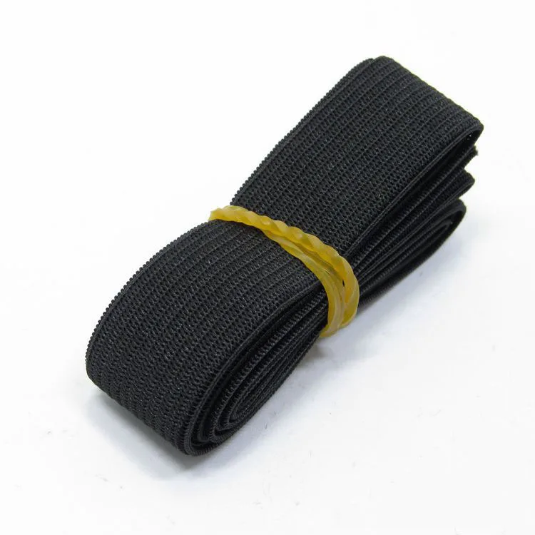 9Meters 25mm Crocheted Elastic Band Soft Skin Rubber Bands Underwear Pant Decor Elastic Webbings DIY Garment Sewing Accessories - Цвет: black