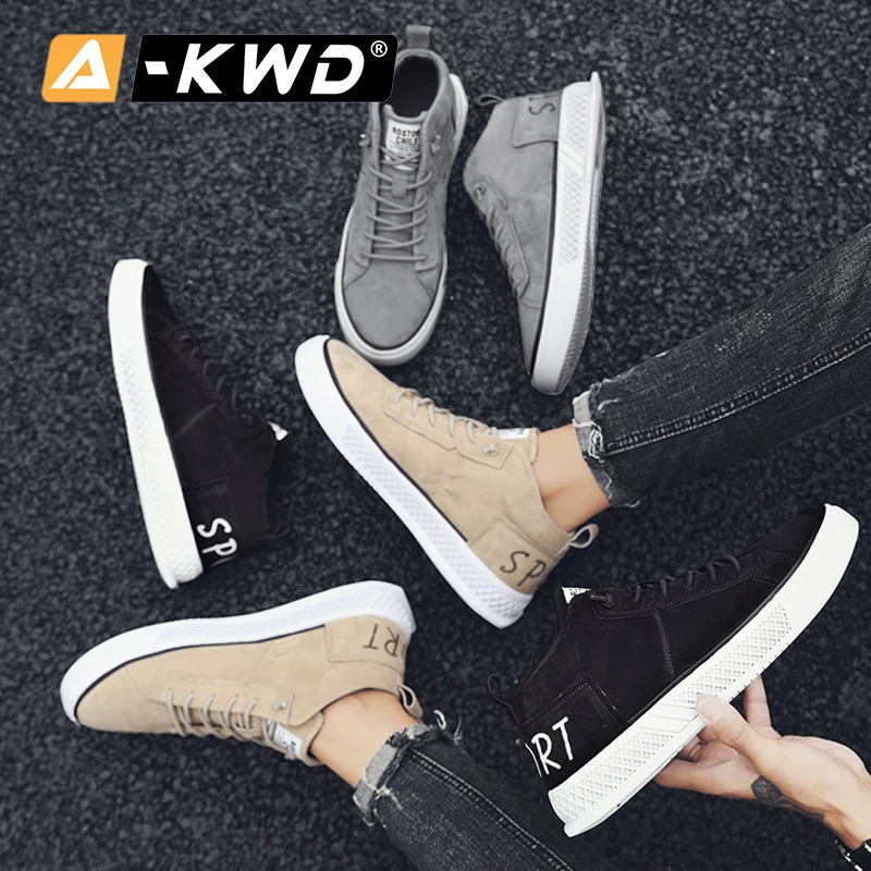 Модные абрикосовые кожаные кроссовки с эластичным ремешком; Sapatos Homem; повседневная мужская обувь с высоким берцем; Роскошные брендовые осенние дышащие кроссовки для мужчин