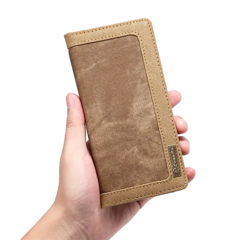 Brown Ковбойский холщовый чехол-кошелек для samsung Galaxy S10E S10 Lite, откидная крышка, слот для карт, задняя крышка для телефона, чехол для samsung S10 Lite, Fundas - Цвет: Brown