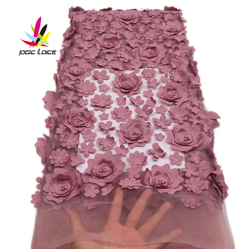 2019 горячая Распродажа Последняя ручная сухая Кружевная аппликация цветок 3D