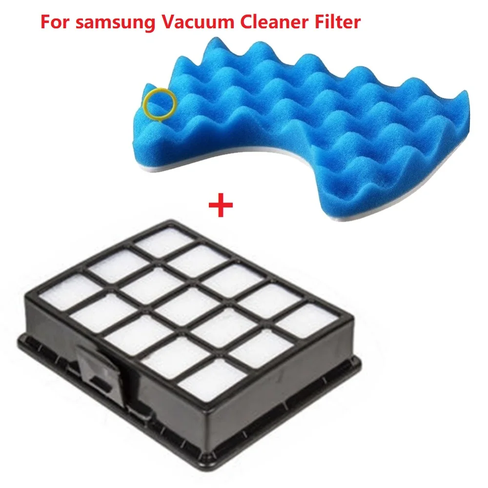 1 комплект фильтр hepa против пыли синий губчатые Фильтры комплект для samsung DJ97-00492A SC6520 SC6530/40/50/60/70/80/90 SC68 пылесос