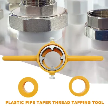 

Durable Alloy Professional Screw Die NPT Die Set PVC Plastic Pipe Taper Thread Maker Hand Tools Kit for Pumps Pipe Threader