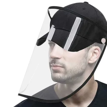 

Helmet Anti-Spitting Droplet Adjustable Full Face Covering Cap Protective Cover Shield Adult Kid Outdoor Safety Anti Spray Hats
