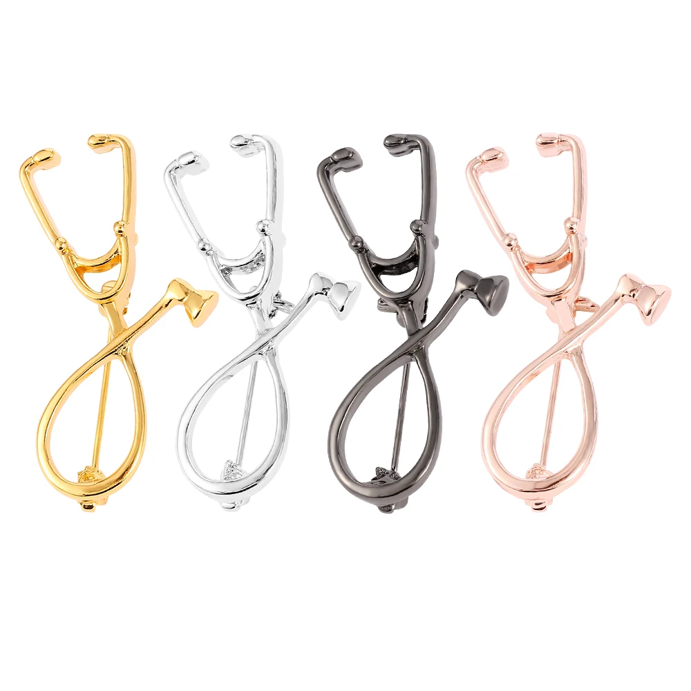 Broches Pour Médecins, Infirmières Et Stéthoscope. - France