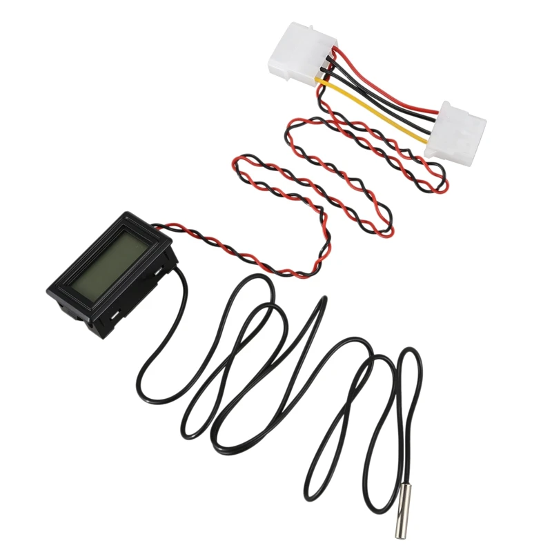 WDXS-SZZ Digital Temperature Display Voltage 5V-24V Computer Water Cooling Industrial Instrument