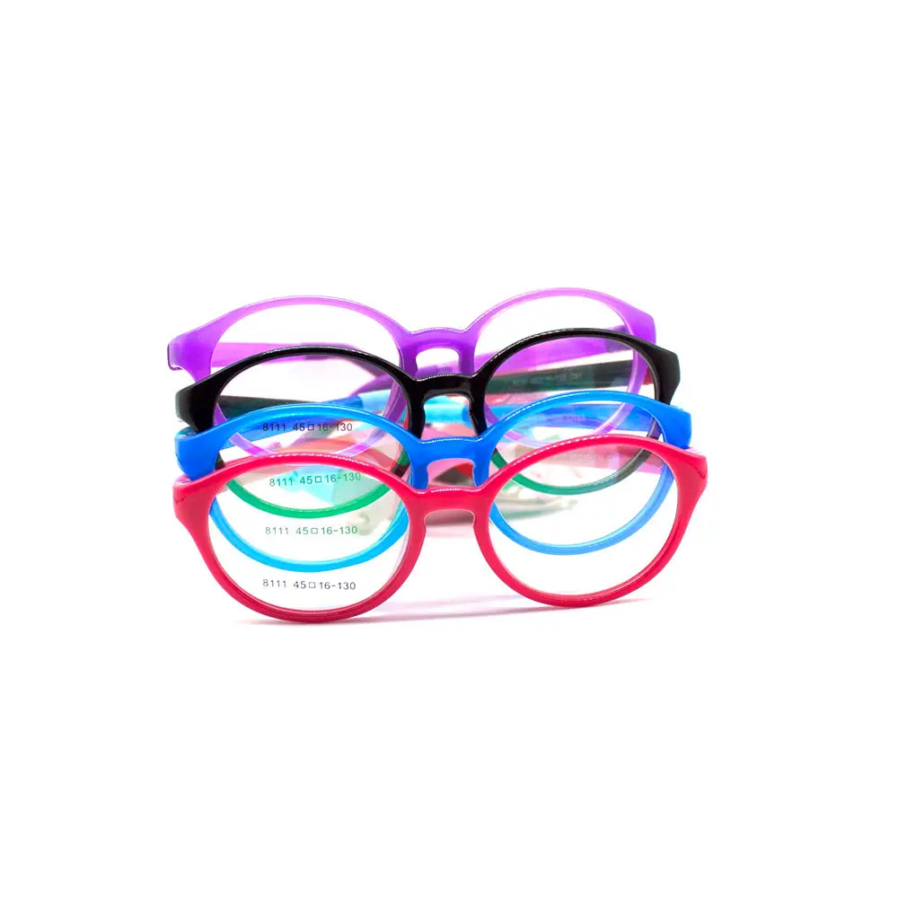 LuckTime Мягкие силиконовые детские очки детская мягкая оправа очки по рецепту Tr90 детская оправа для глаз Lucky Time оптическая оправа#8111