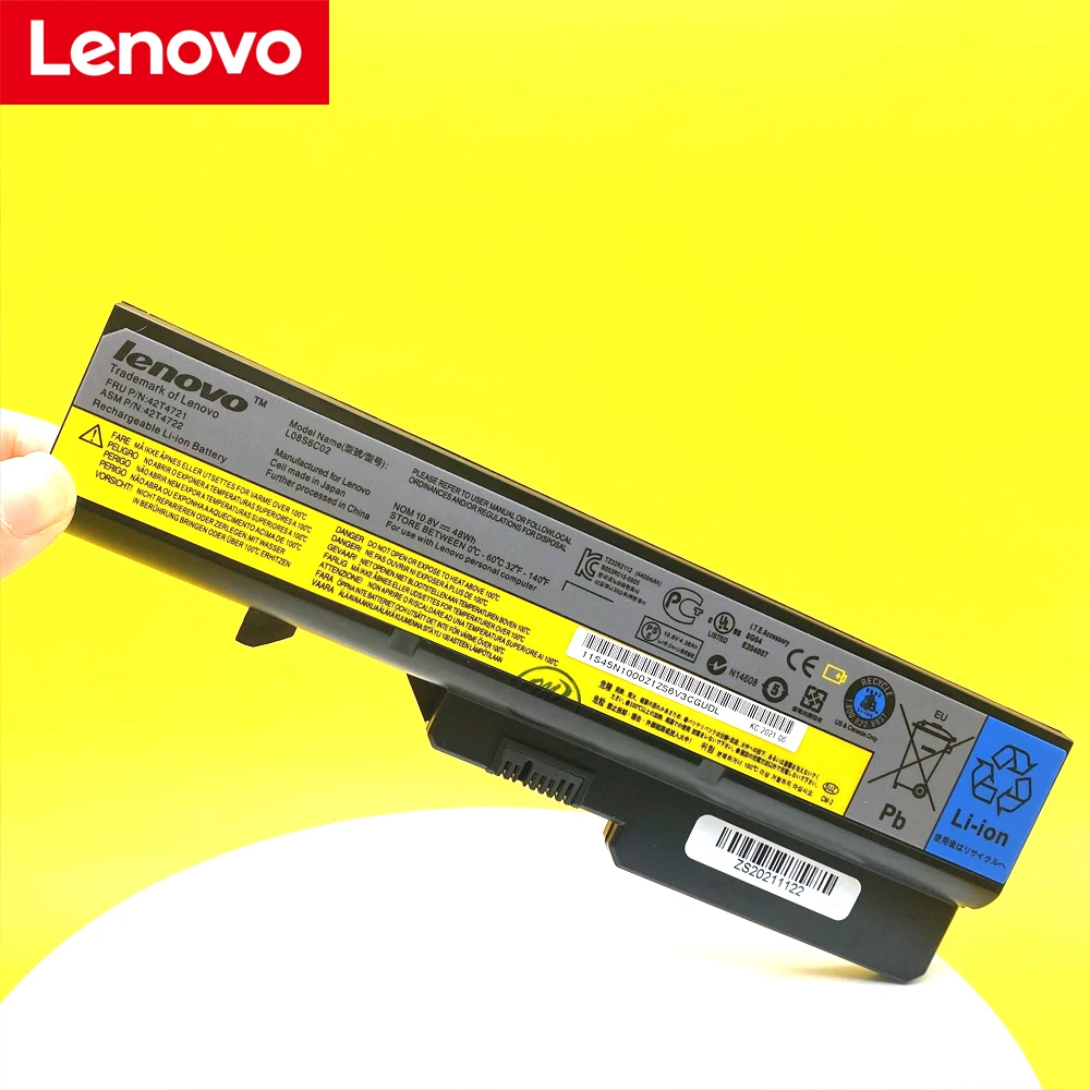 New Original L09s6y02 L09n6y02 para Lenovo Ideapad Z370 Z460 Z470 Z475 G460 K47 E47 B470 B575 G560 G565 Series Laptop Battery - Imagem 3