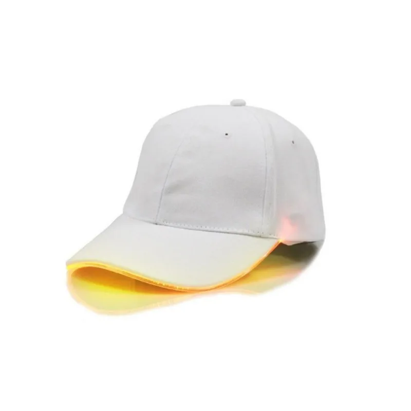 Светодиодный светильник бейсболки светящиеся регулируемые шляпы идеально подходят для вечерние хип-хоп бега и многого другого - Цвет: W2