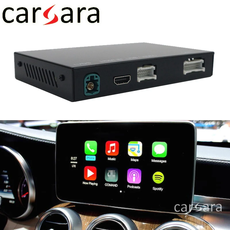 Автоматическая Подключаемая Android система с голосовым управлением Merce des CarPlay для