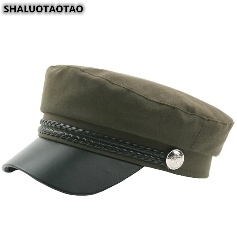 SHALUOTAOTAO Женская плоская кепка Snapback Осенние Новые Модные Элегантные армейские кепки винтажные Брендовые спортивные кепки для отдыха s Gorra Hombre