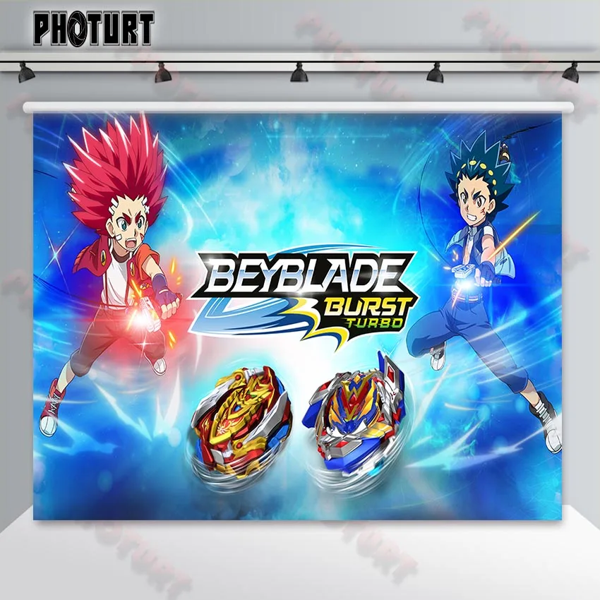 Photurt Beyblade Photography Backdrop Boy Birthday Party Background Red  Blue Anime Bedroom Decorate Vinyl Photo Studios Props - Backgrounds -  AliExpress