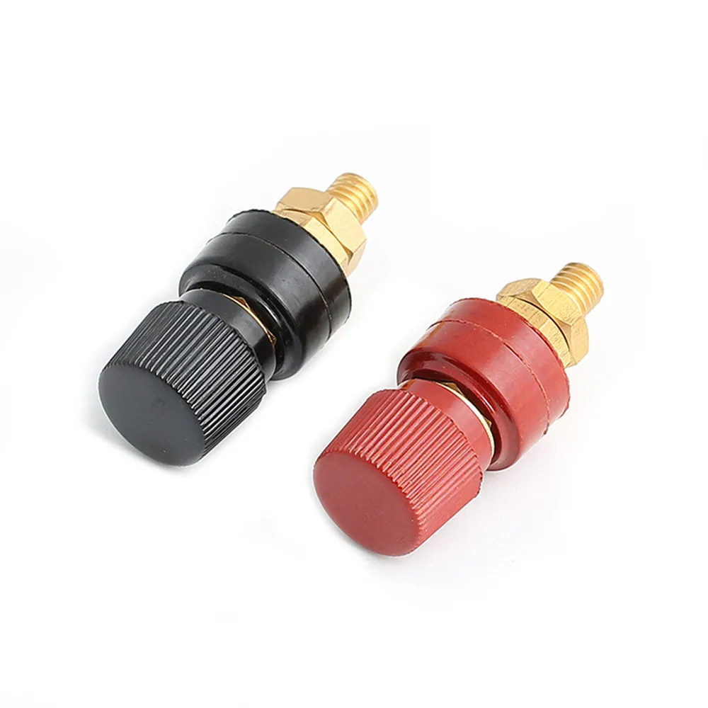 8MM Copper Poles 555 Power Supply Terminal Blocks Welding Machine Inverter Post Connector for 5/16'' Stud Cable Connection |