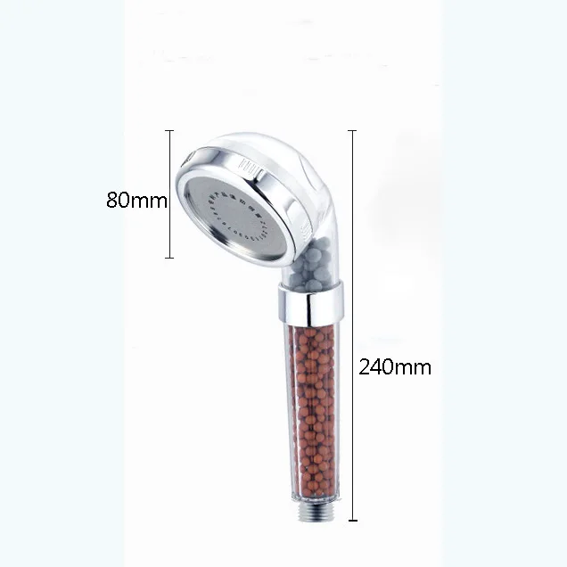 Shower head Чжан Цзи новейшая водотерапия насадка для душа Спа экономия воды три Fuctions Съемная Анионный фильтр умягчитель воды насадка для душа - Цвет: Shower head