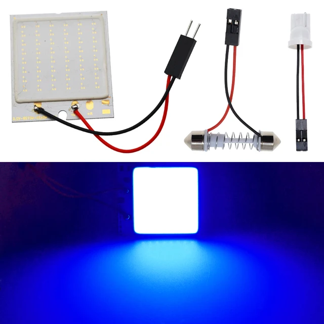 2pcs t10 dc 12v weiß 16 24 36 48smd Cob LED Auto Lese lampen Panel Licht  Kuppel Girlanden adapter LED-Leuchten Innen beleuchtung - AliExpress